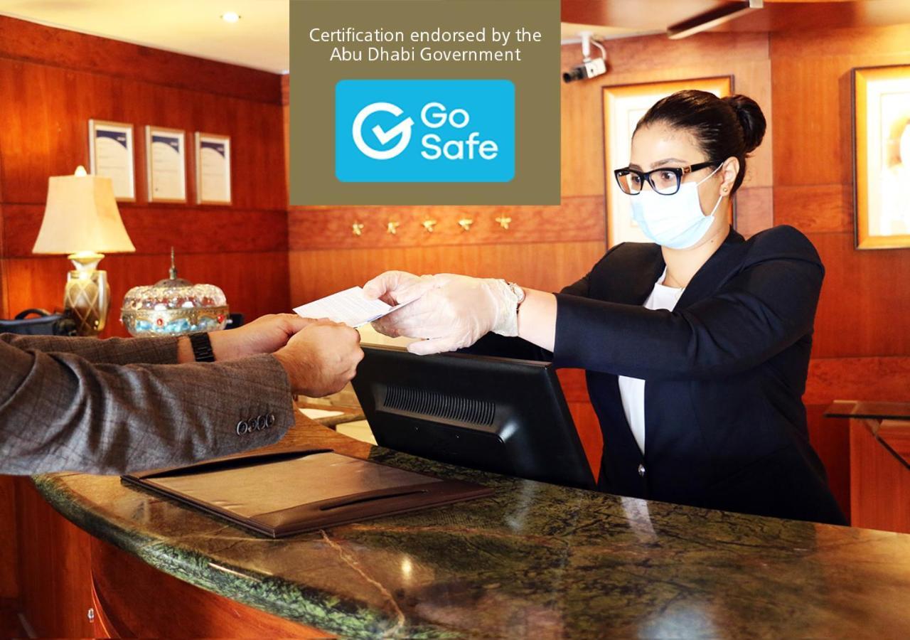 Officers Club & Hotel Abu Dhabi Eksteriør bilde Go Safe Certification